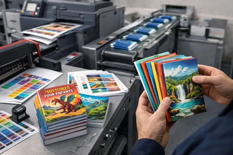 Impression couleur et finitions professionnelles