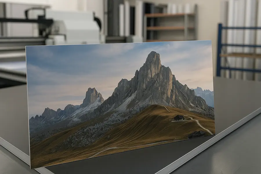 Impression sur alu Dibond grand format : un support robuste pour vos projets de communication