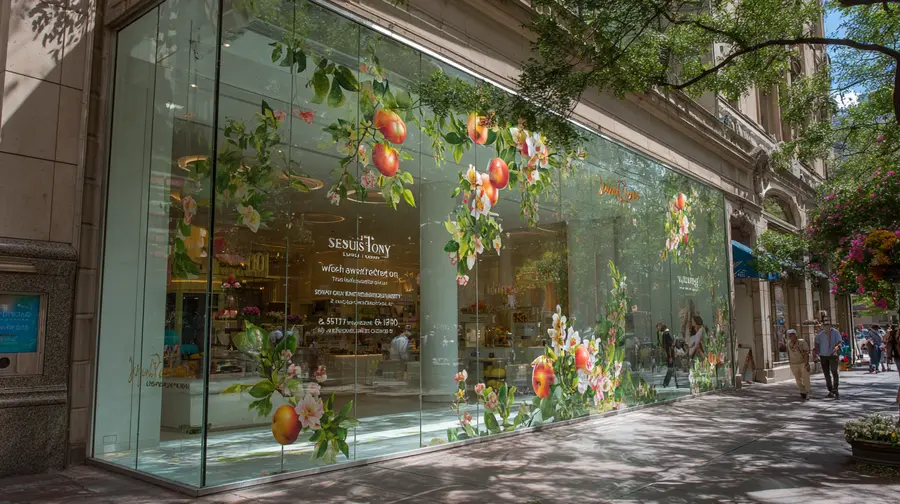 Une solution idéale pour la vitrophanie et la décoration de vitrine