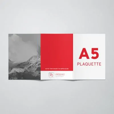 A5 Plaquette 3 volets